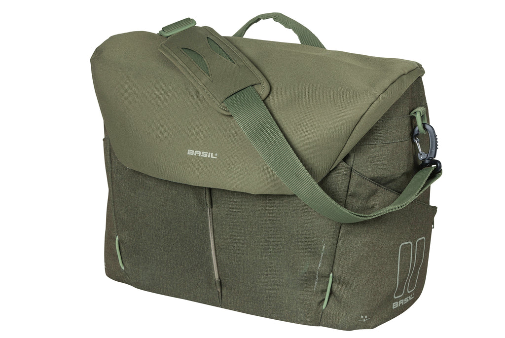 OFFICEBAG B-SAFE NORDLICHT OLIVE GREEN 17L+REGENHOES 18069