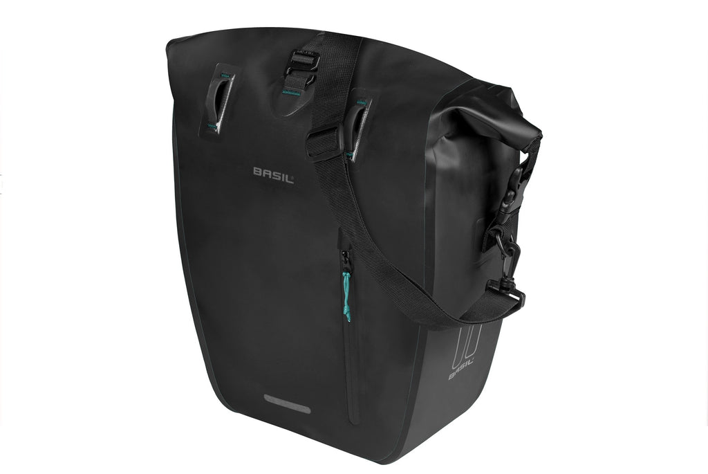 ENKELE TAS RIVO L ZWART MIK HOOKS 25-31L 18528