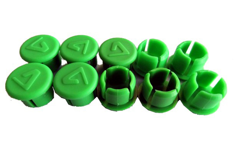 STUURDOPPEN VELOX LIME GROEN 10 STUKS