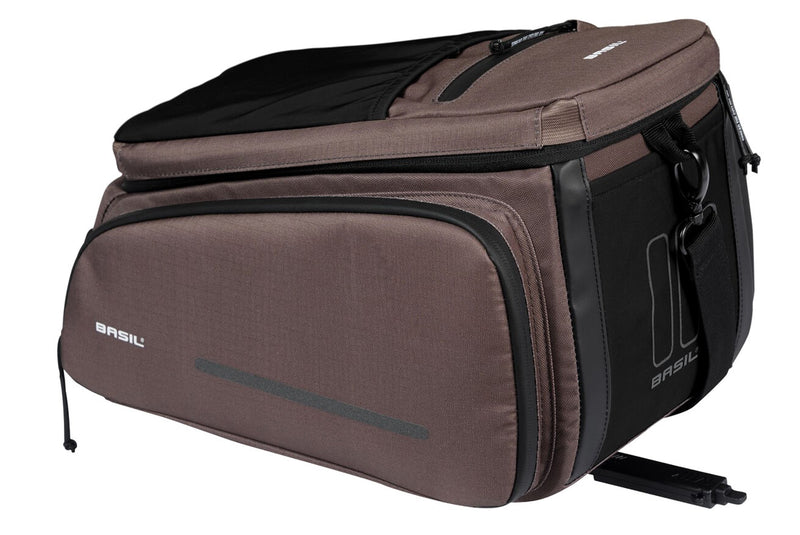 TRUNKBAG BASIL MOVE MIK 2.0 ADAPTERPLATE BROWN 10-26L 18439