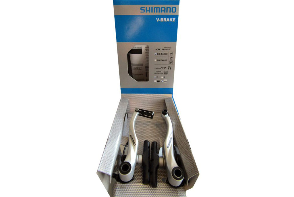 SHIMANO AM VOORREM V-BRAKE T4000 Y-TYPE ZILVER