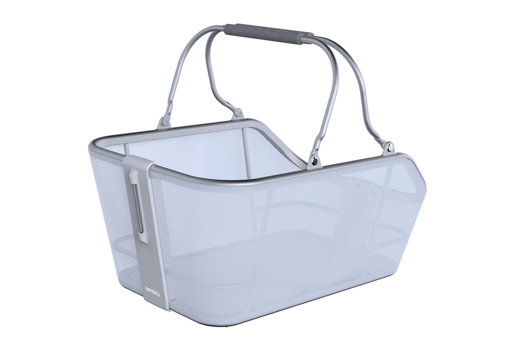 PANIER DERRIÈRE BASIL CENTO TECHFIBER ARGENT MIK NORDLICHT 11279 
