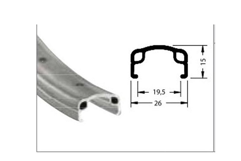 VELG ALU ENKELKAMER MIRAGE GIPIEMME 28