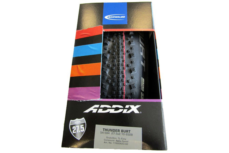 BTB SCHW. THUNDER BURT 27.5X2.1 (54-584) VB. TLE ADDIX EVOLUTION