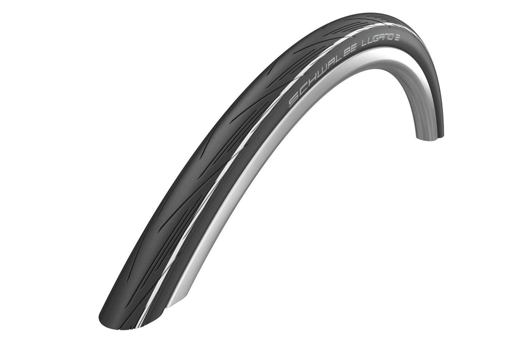 BTB SCHWALBE LUGANO II 700X25 ZWART-WIT HS471