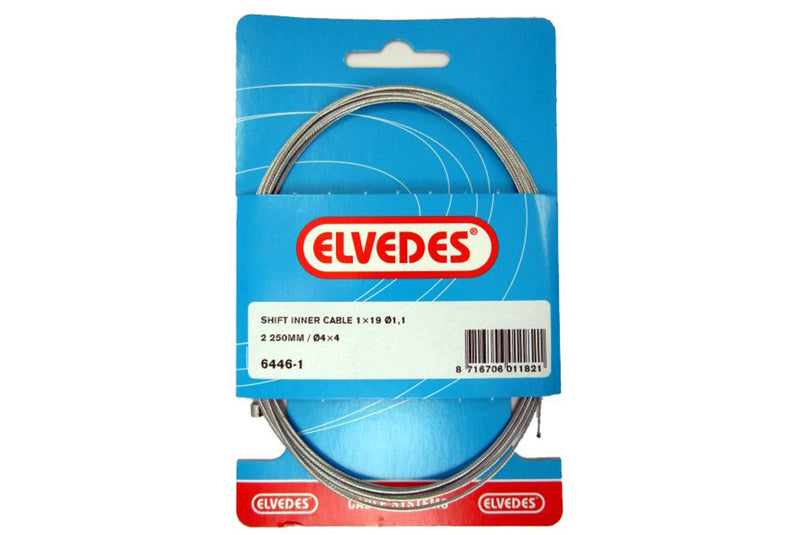 ELVEDES COURSE DE CÂBLES DE FREIN ACIER INOXYDABLE SLICK FLEX 2250MM (6412RVS-49) 