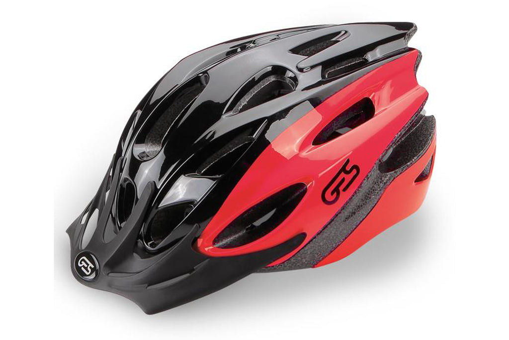 CASQUE ADULTE GES ROCKET M 54-58 + ECRAN ROUGE NOIR 