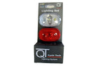 LICHTSET VOOR + ACHTER QT 3 LEDS OP BATTERIJ