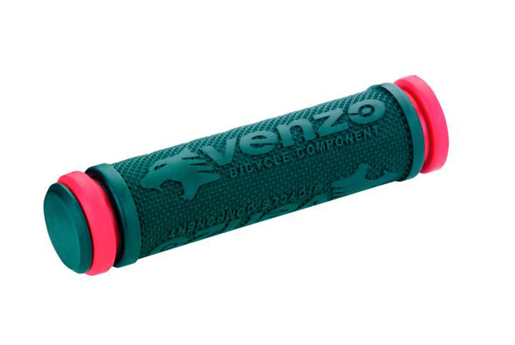 GES POIGNÉES VENZO GRIP NOIR ROUGE 130MM