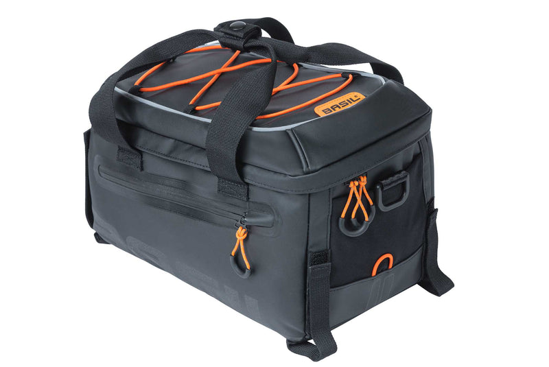 trunk bag basil miles tarpaulin black orange 7L 18088