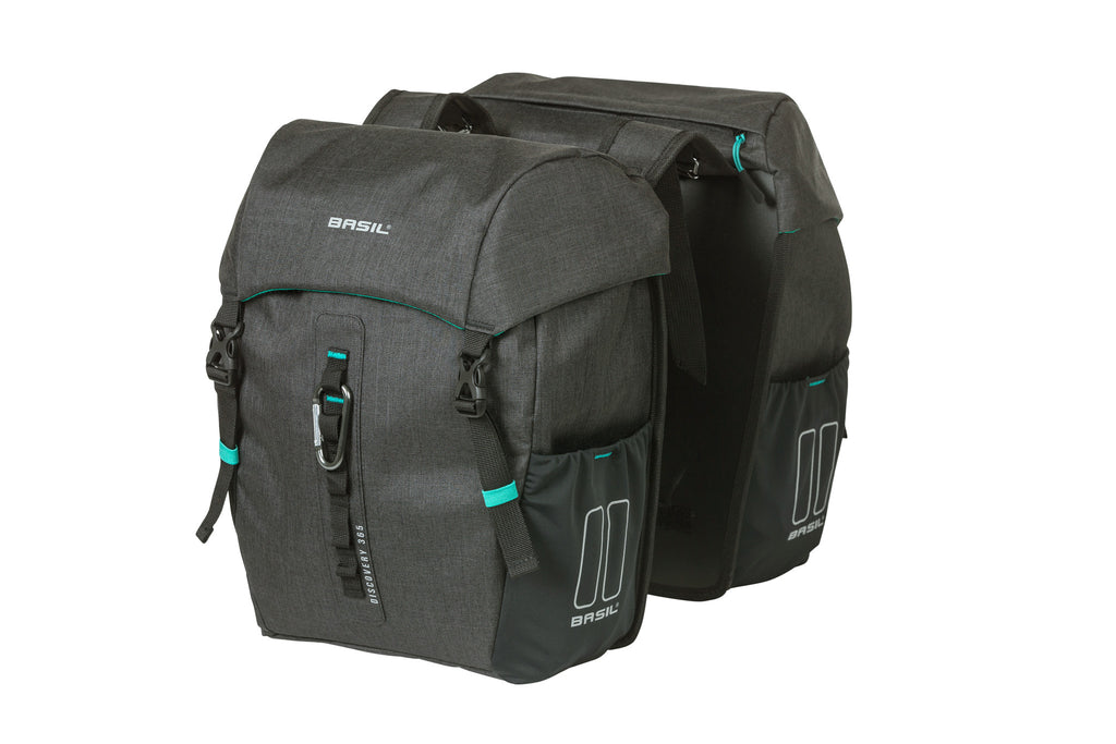 DOUBLE BAG BASIL DISCOVERY MIK CO. REGENHOES ZWART 18L 18042