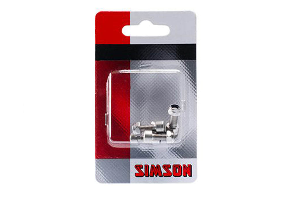 coffret de 5 vis à six pans creux simson M5x12mm + contre-écrou inox 021503 