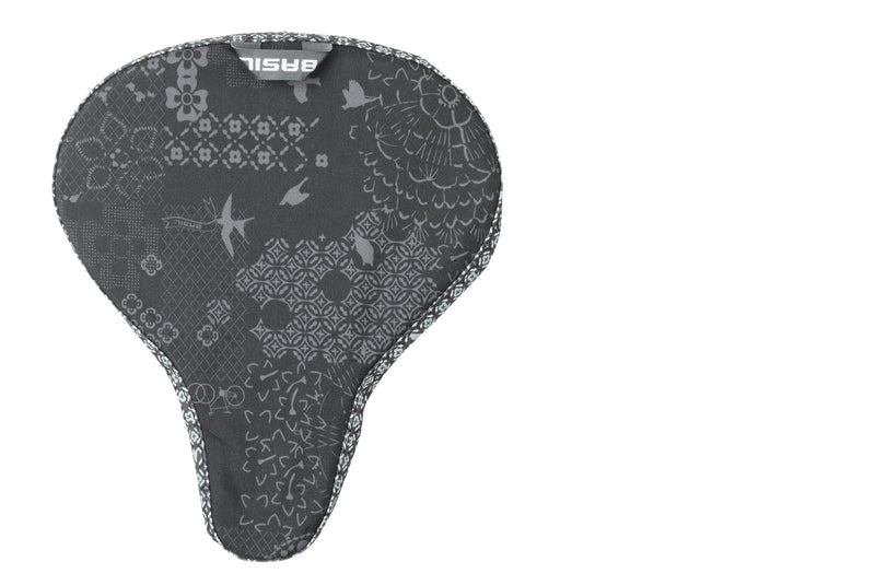 HOUSSE DE SELLE BASILIC BOHEME CHARBON 50520 