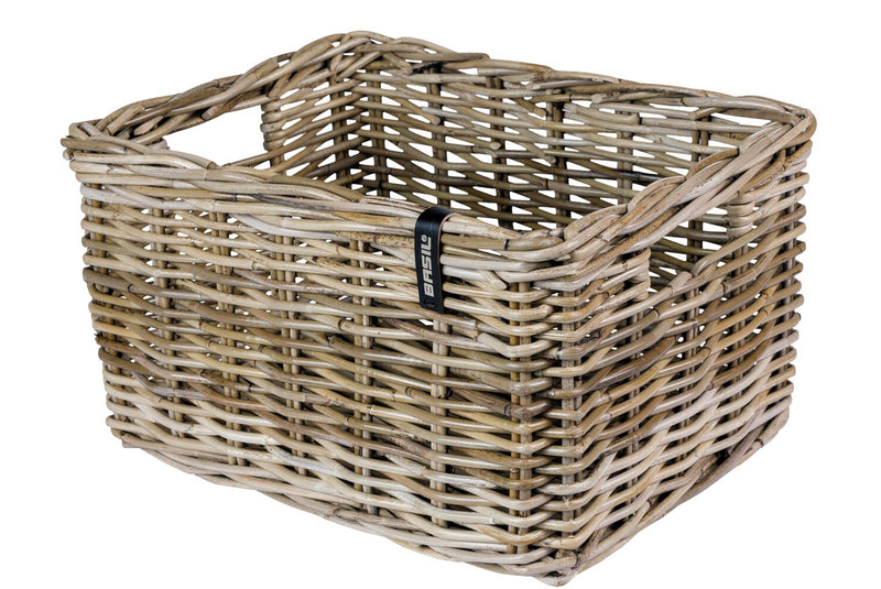 RATTAN MAND BASIL VOOR RECHTHOEKIG DAX S GRIJS BXDXH 37X27X21  13085