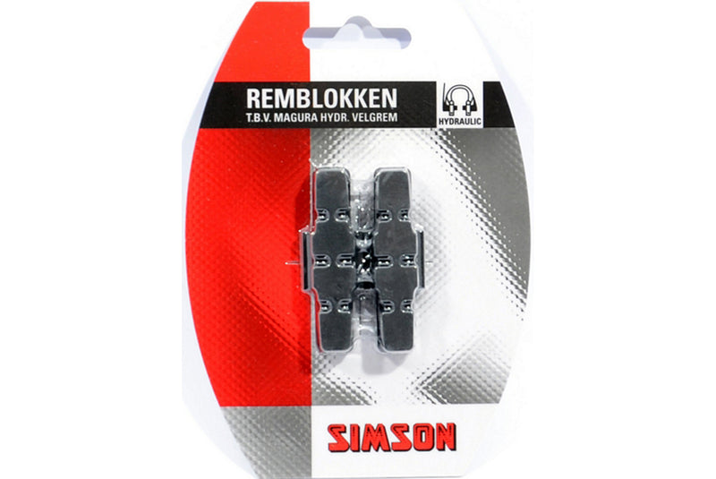 Remblokken Magura hydr. velgrem (HS33/HS11) 020208