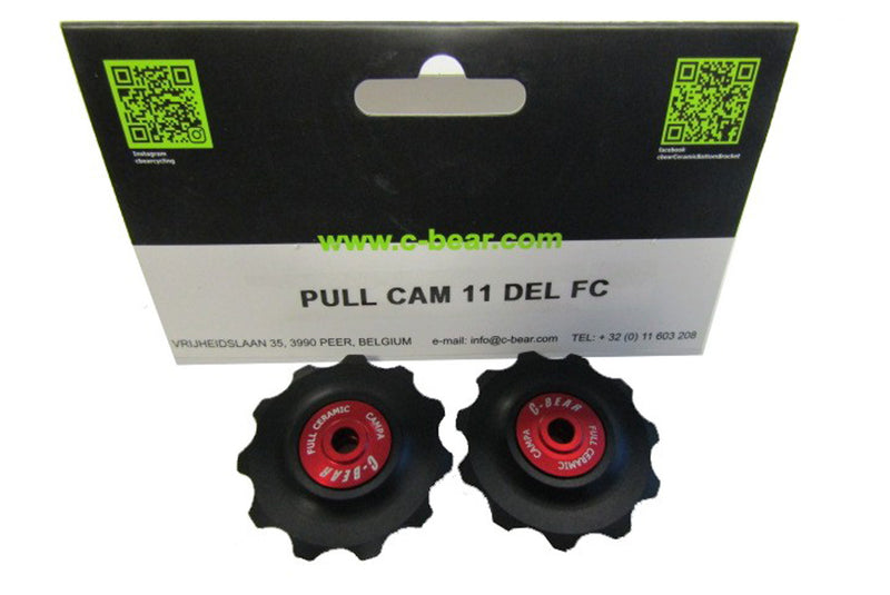 PR DERAILLEURWIELTJES DELRIN C-BEAR FULL CERA CAMPA 11SPD