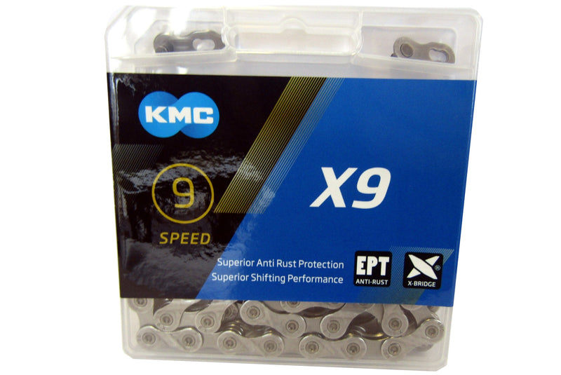 CHAINE KMC X9 114 MAILLONS ECOPROTEQ 9V 