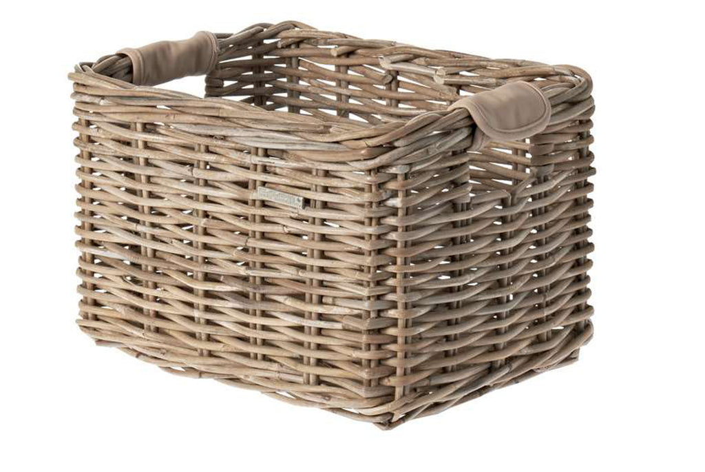 ROTAN MAND BASIL RECHTHOEKIG DORSET M 41X29X25CM GRIJS 13050