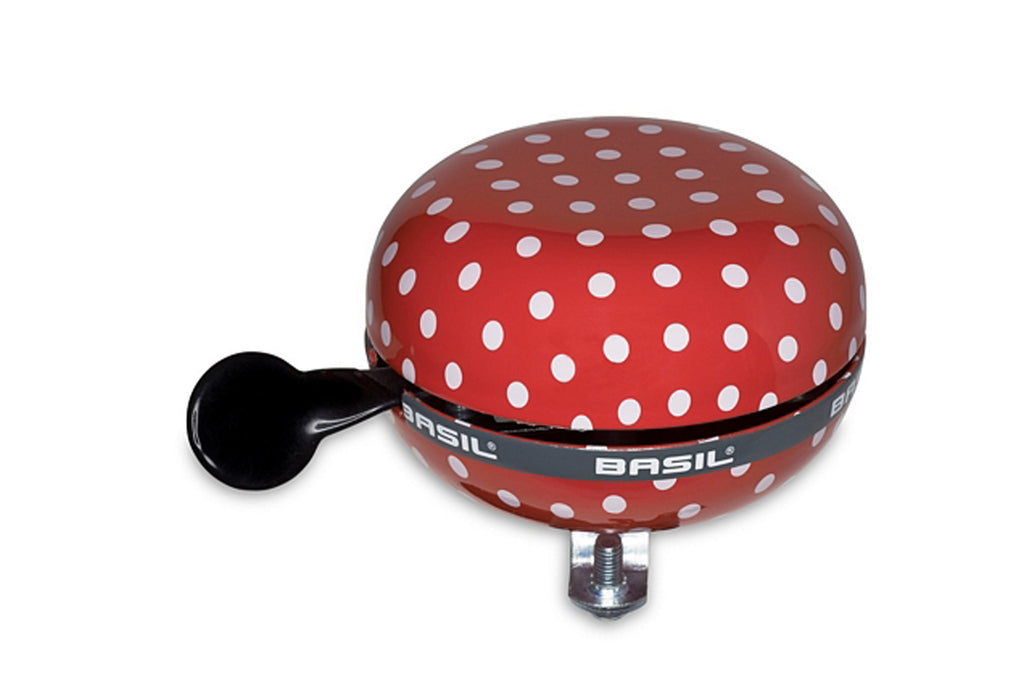 BEL BASILIC DING DONG POLKADOT 80MM ROUGE - POIS BLANCS 50396 