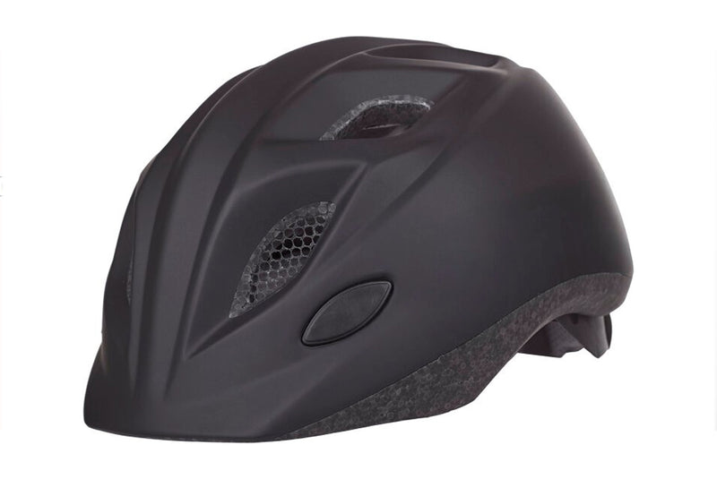 KINDERHELM BOBIKE IN MOLD  S 52-56 URBAN BLACK VANAF 5 JAAR