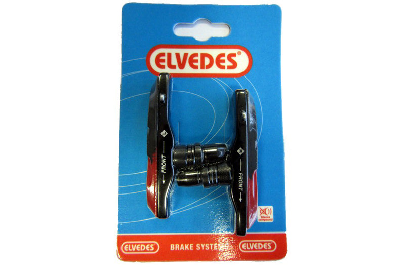 ELVEDES PAAR REMBLOKKEN V-BRAKE SCHOEN + PAD POWER 72MM 6802