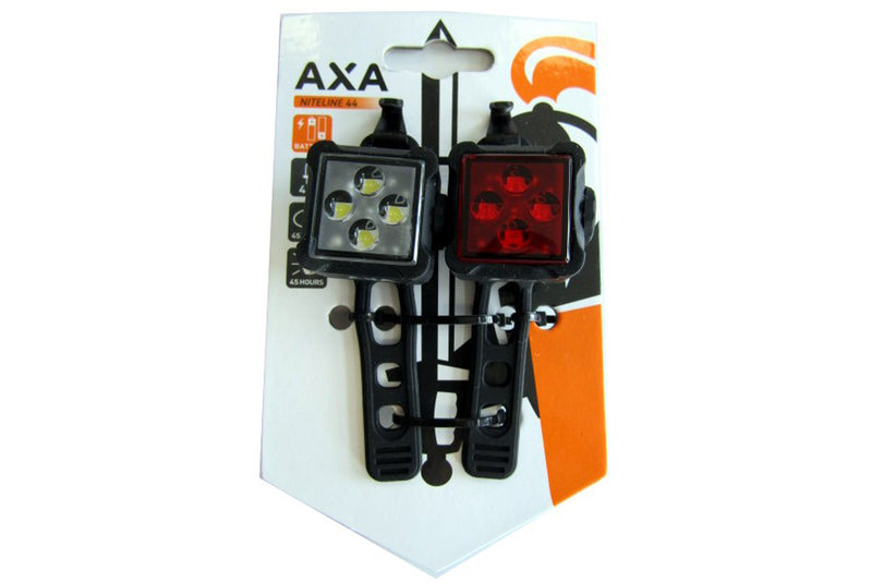 AXA NITELINE44 ECLAIRAGE AVANT + ARRIÈRE 4 LEDS 