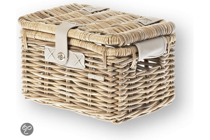 ROTAN MAND BASIL RECHTHOEKIG DENTON S 35X24X22CM GRIJS 13062