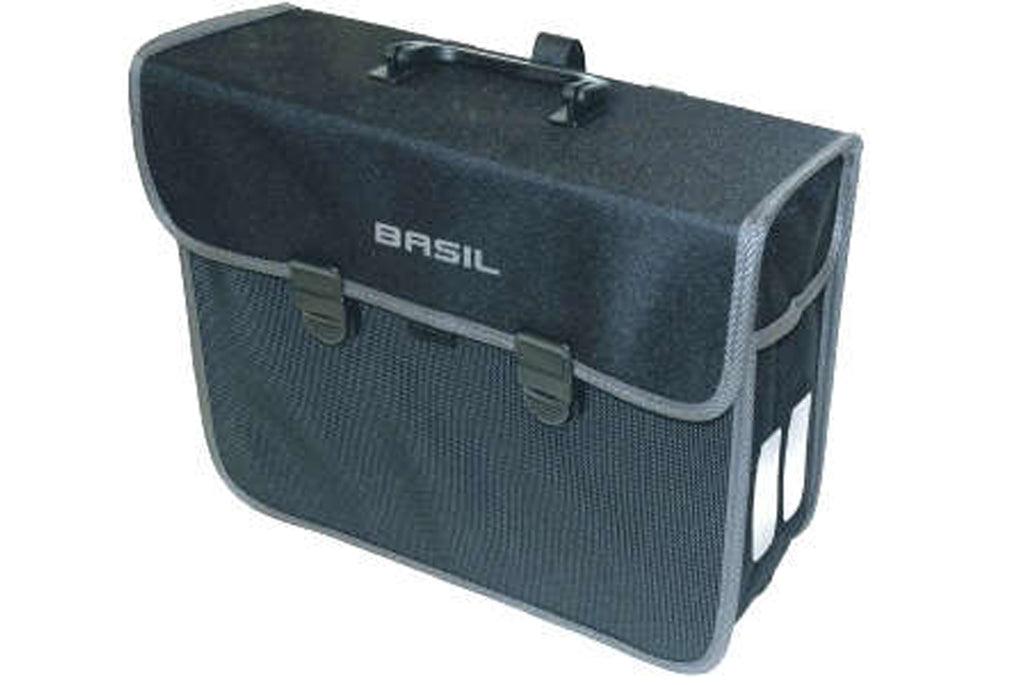 ENKELE TAS BASIL MALAGA 13L ZWART 17006