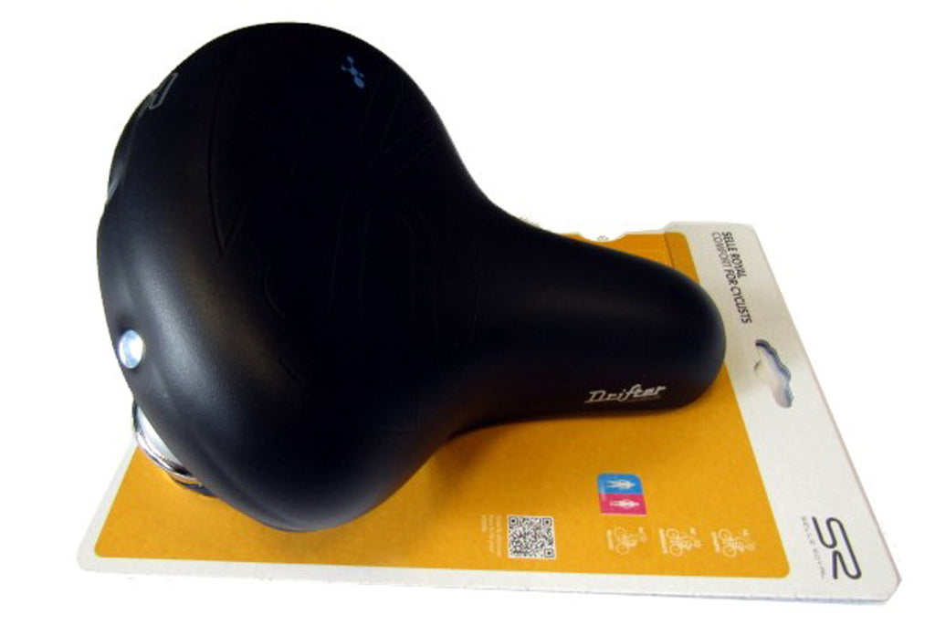 ZADEL SELLE ROYAL GEL 5167 DRIFTER SMALL ZWART DUB. VEER STRACCIATELLA