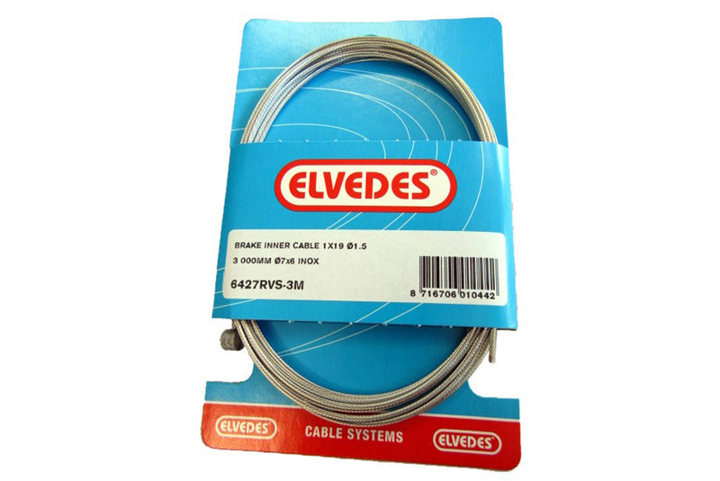 ELVEDES REMKABEL MTB RVS 3000MM (6427RVS-3M)