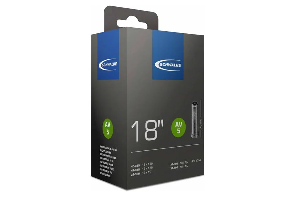 BINNENBAND SCHWALBE AM. VENTIEL 18X1.75   32/47-355/400 DOOS AV5 40MM