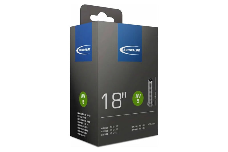 BINNENBAND SCHWALBE AM. VENTIEL 18X1.75   32/47-355/400 DOOS AV5 40MM