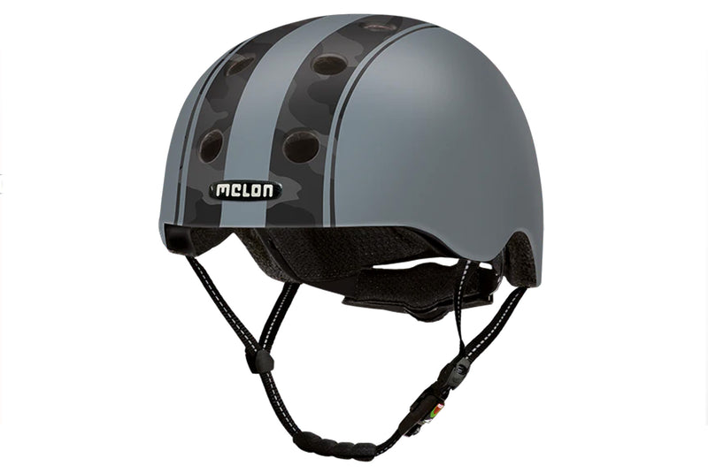 HELM VOLWASSEN MELON DOUBLE CAMOUFLAGE MATT BLACK M-L  52-58
