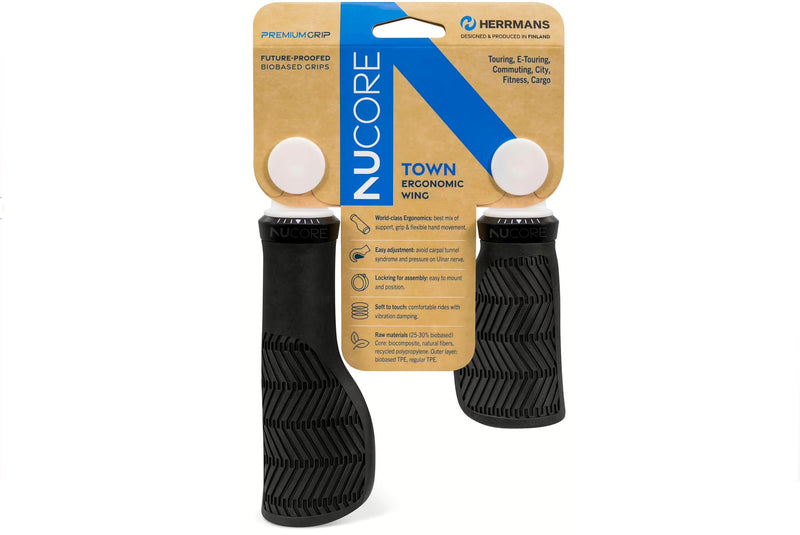 HANDVATEN HERRMANS LOCKABLE  NUCORE TOWN WAVE 90/130MM ZWART OP KAART