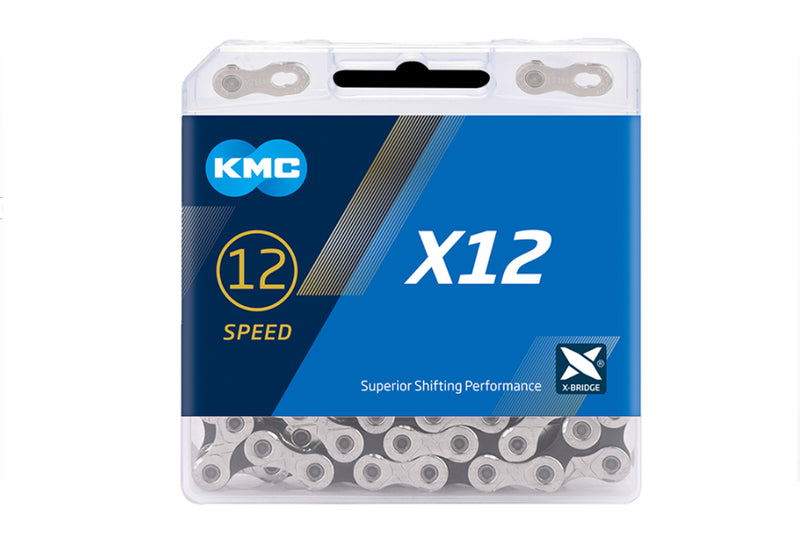 KETTING KMC X12 126 SCHAKELS DOOS ZILVER 12V