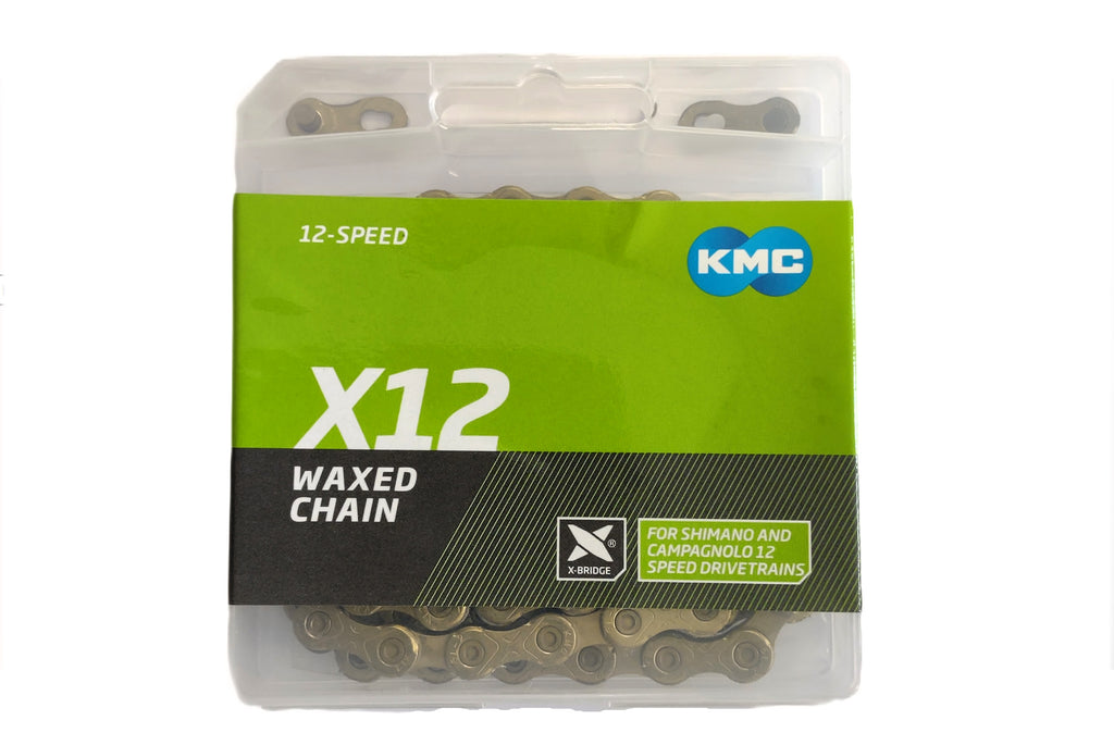KETTING KMC X12 WAXED T1-N 126 SCHAKELS DOOS GOUD 12V
