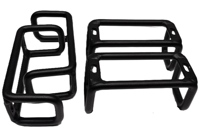 4 ZWARTE BEUGELS PAKDRAGER VOOR CARGO TAS MET HAKEN