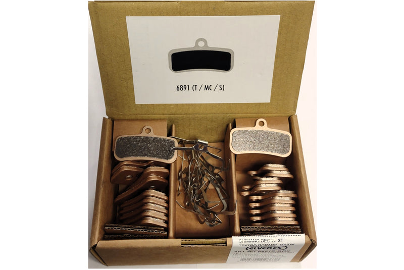 ELVEDES 10 PAAR REMBLOKKEN MTB DISC ORGANIC (6891S-BOX)