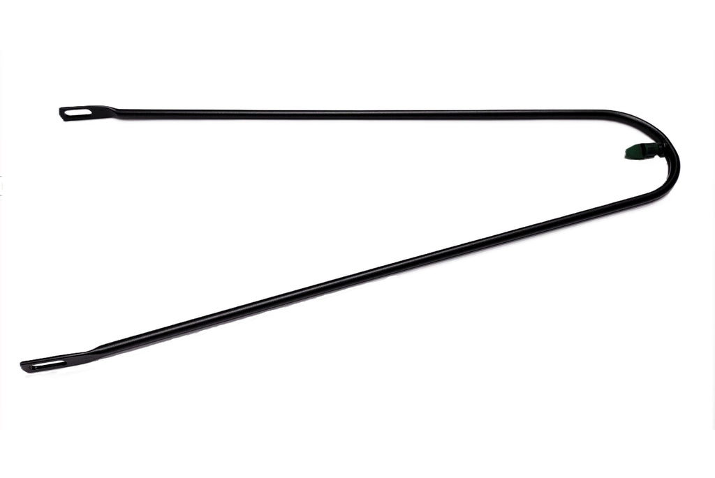 TRINGEL INOX 5MM DIK + BOUT - 1CM KORTER ZWART
