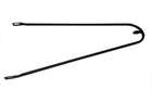 TRINGEL INOX 5MM DIK + BOUT - 1CM KORTER ZWART