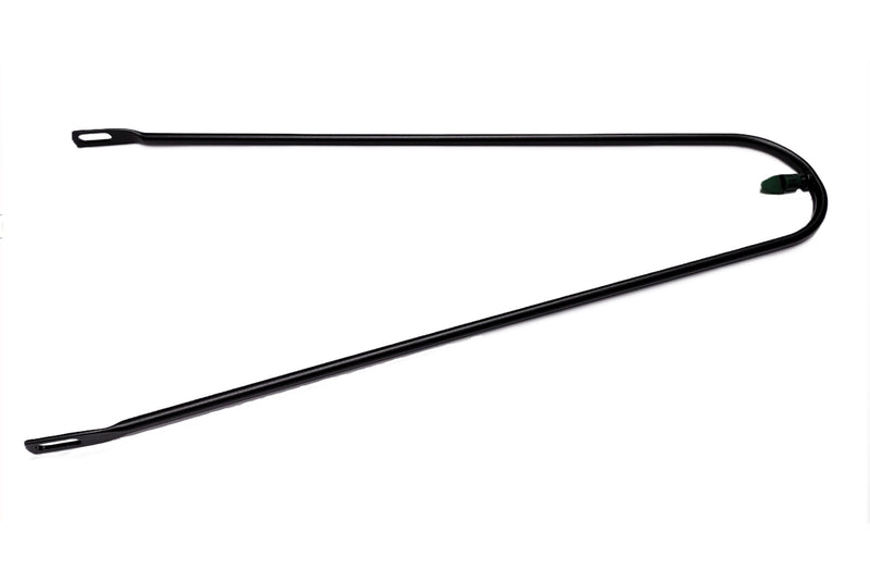 TRINGEL INOX 5MM DIK + BOUT - 1CM KORTER ZWART