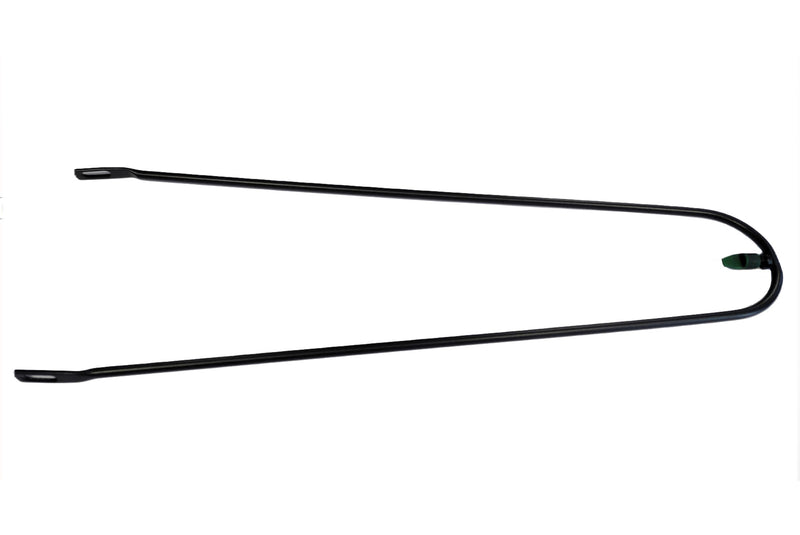 TRINGEL INOX 5MM DIK + BOUT + 1CM LANGER ZWART