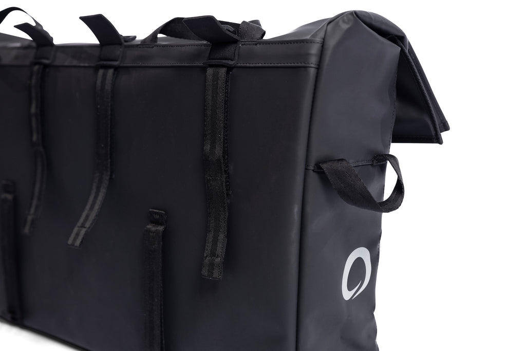 enkele fietstas zwart met velcro new looxs cargo bike