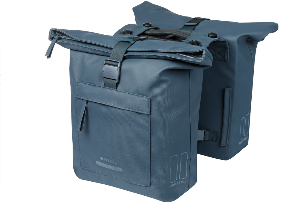 BROOKLYN  DUBBELE TAS BASIL MARINEBLAUW MIK2.0 41L 18550