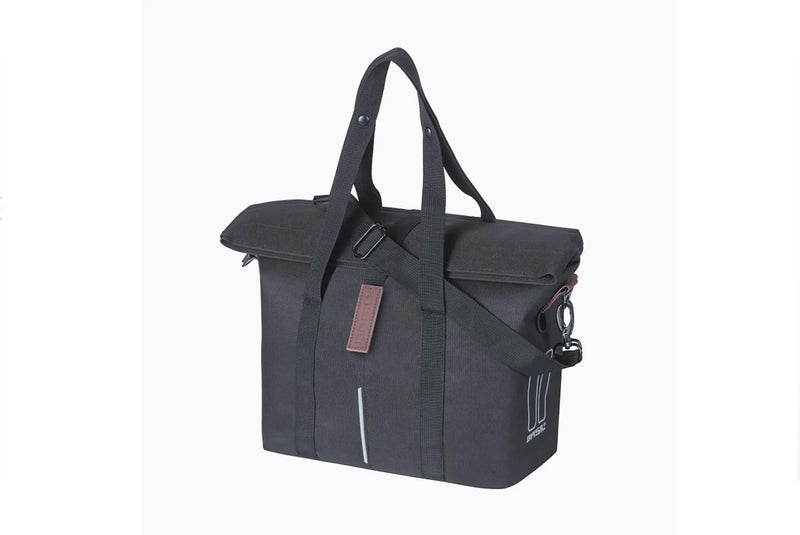 CITY HANDBAG BASIL ZWART  KF 8-11L 18360