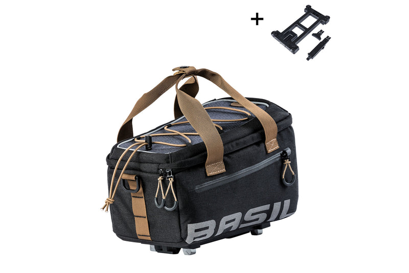 TRUNK BAG MILES BASIL MIK 2.0 ADAPTERPLATE BLACK SLATE 7L 18310