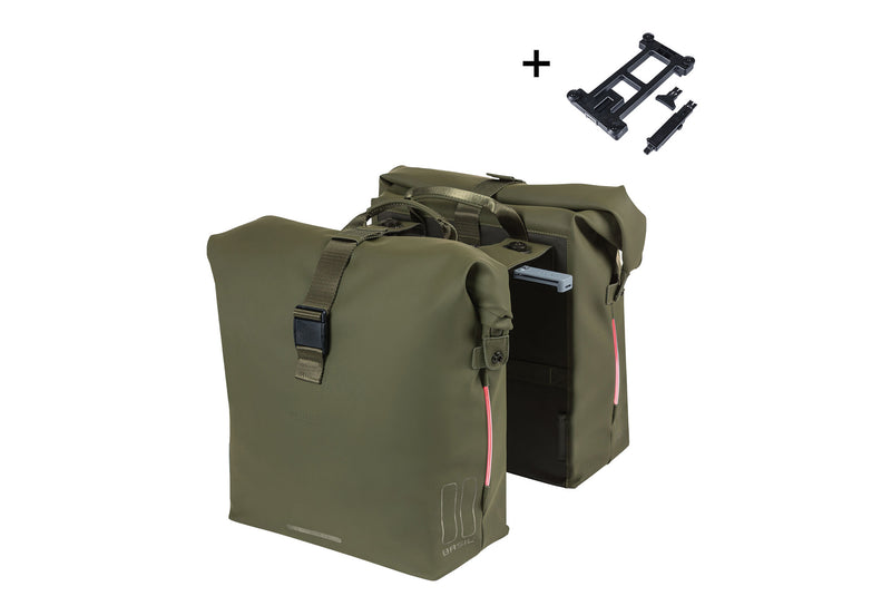 double bag basil soho MOSS GREEN nordlight MIK 2.0 ADAPTERPLATE  41L 18460