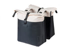 VIVE DUBBELE TAS BASIL WIT-ZWART 28-35L 18516