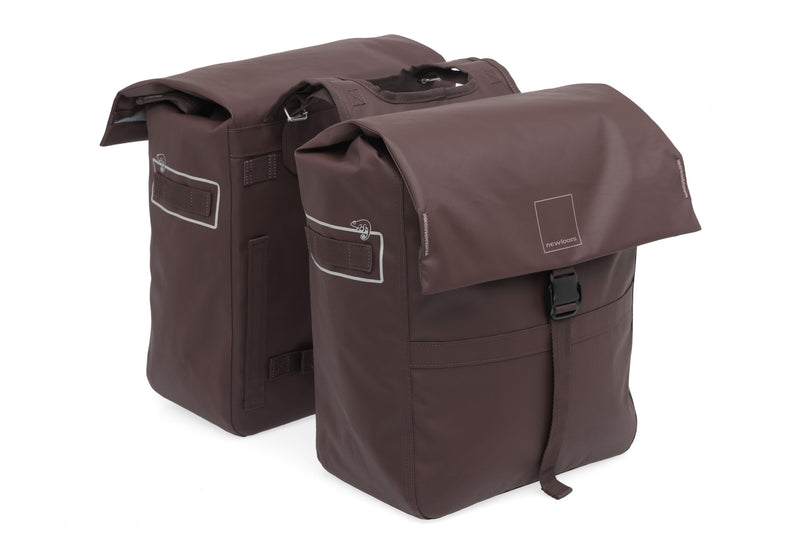 tas n.l. leeds double bag chocolate 33x18x38 38L 344.342