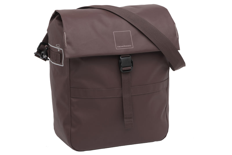 tas n.l. leeds single bag chocolate 33x18x38 19L 343.342